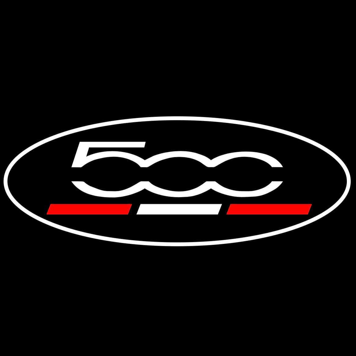 FIAT 500 LOGO PROJECTOT LIGHTS  (quantity  1 =  2 Logo Film /  2 door lights)Nr.48ER13