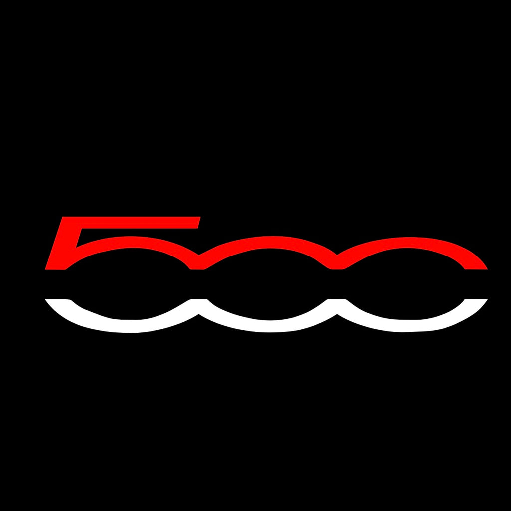 FIAT 500 LOGO PROJECTOT LIGHTS  (quantity  1 =  2 Logo Film /  2 door lights)Nr.48ER14