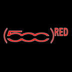 FIAT 500 LOGO PROJECTOT LIGHTS  (quantity  1 =  2 Logo Film /  2 door lights)Nr.48ER18