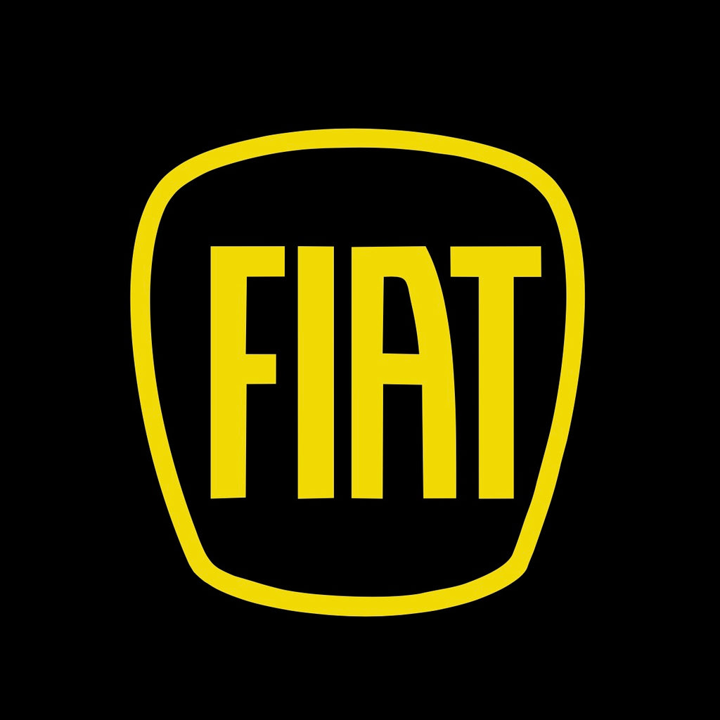 FIAT ORIGINAL LOGO PROJECTOT LIGHTS  (quantity  1 =  2 Logo Film /  2 door lights)Nr.48ER19