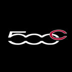 FIAT 500 LOGO PROJECTOT LIGHTS  (quantity  1 =  2 Logo Film /  2 door lights)Nr.48ER30