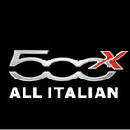 FIAT 500 LOGO PROJECTOT LIGHTS  (quantity  1 =  2 Logo Film /  2 door lights)Nr.48ER22