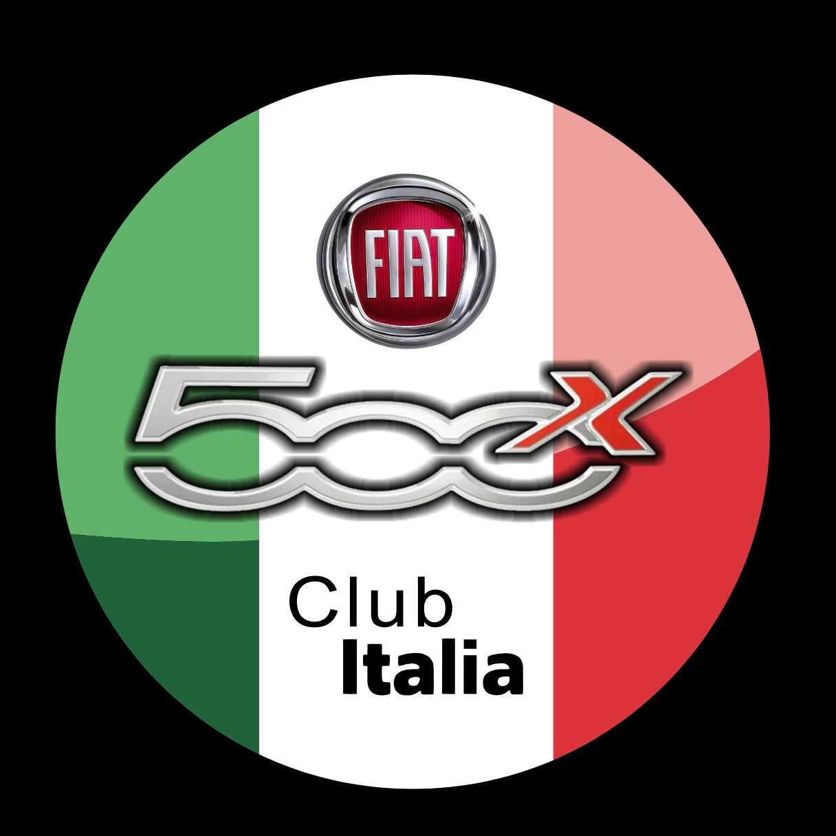 FIAT 500 LOGO PROJECTOT LIGHTS  (quantity  1 =  2 Logo Film /  2 door lights)Nr.48ER03W