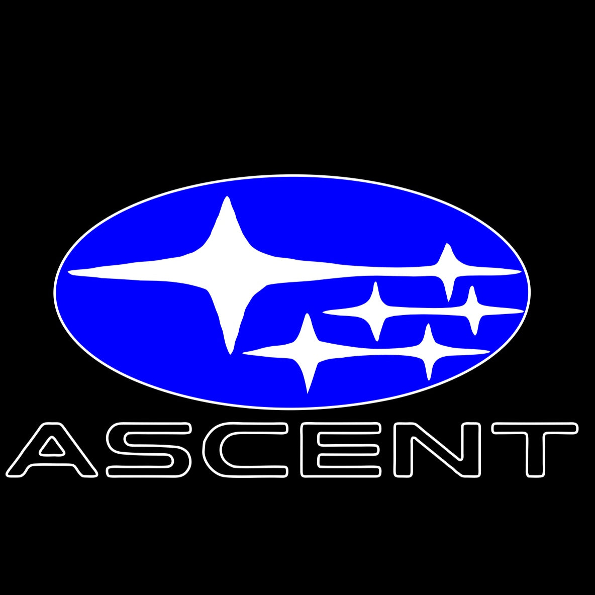 SUBARU ASCENT LOGO PROJECROTR LIGHTS (quantity 1 = 1 sets/2 door lights) Nr.03d05