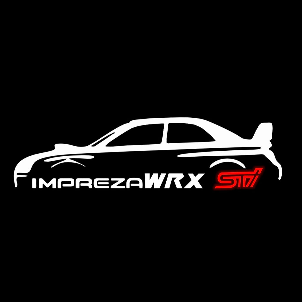 SUBARU IMPREZA LOGO PROJECROTR LIGHTS (quantity 1 = 1 sets/2 door lights) Nr.03d18