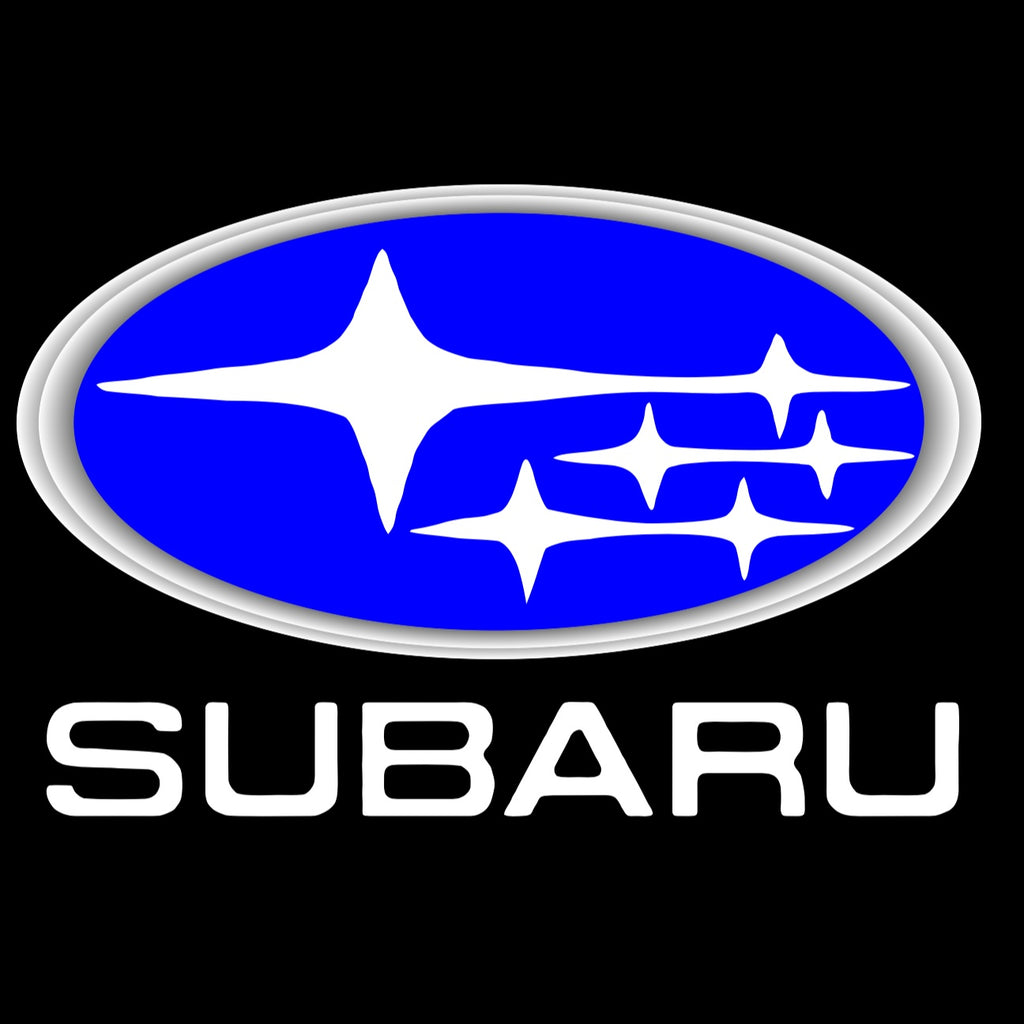 SUBARU Original LOGO PROJECROTR LIGHTS (quantity 1 = 1 sets/2 door lights) Nr.03d16
