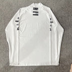 Brad Pitt same style F1 tight racing suit White