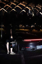 Porsche style backpack  black color