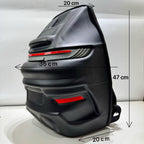 Porsche style backpack  black color