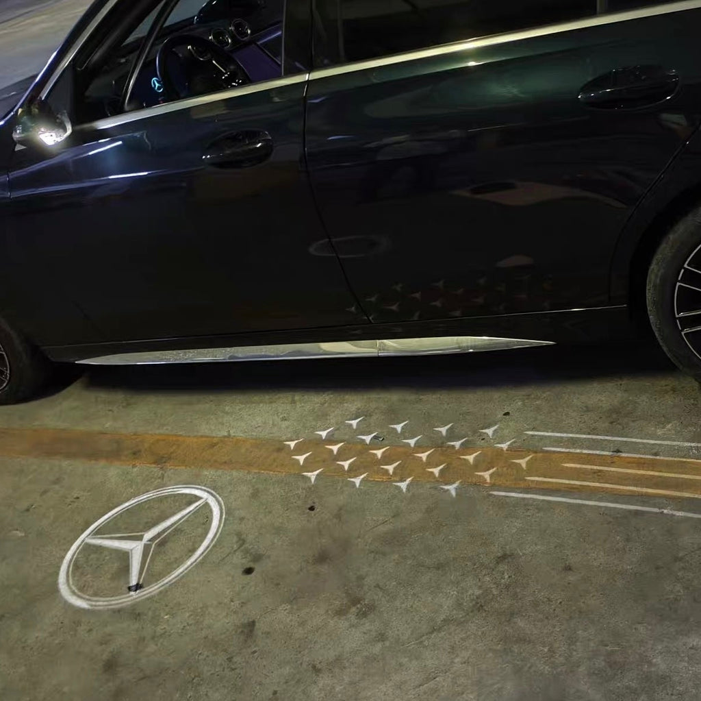 Mercedes Benz Door Wing  Mirror with Projection Logo 023