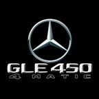 MERCEDES BENZ GLE 450 LOGO PROJECTOT LIGHTS  (quantity 1 = 1 set /2 door lights with 2 logo films)Nr.02M456