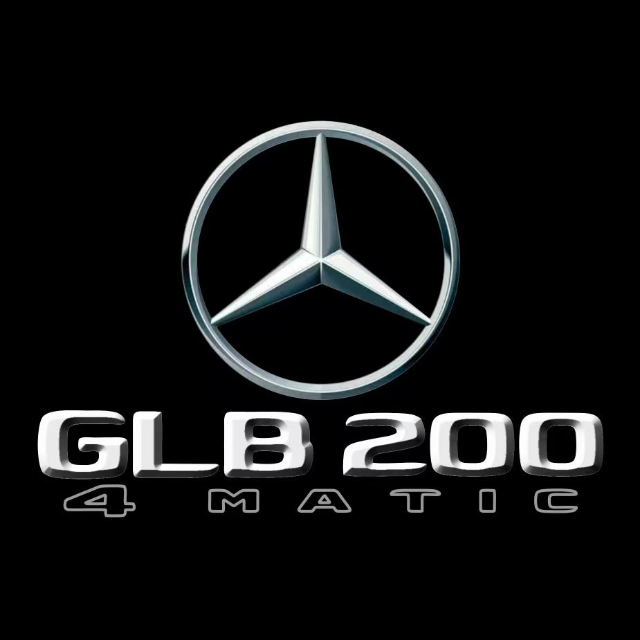 MERCEDES BENZ GLB 200 LOGO PROJECTOT LIGHTS  (quantity 1 = 1 set /2 door lights with 2 logo films)Nr.02M419