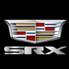 CADILLAC SRX LOGO PROJECTOT LIGHTS Nr.2648 (quantity 1 = 2 Logo Films /2 door lights）