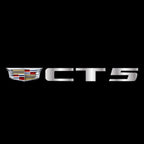 CADILLAC CT5 LOGO PROJECTOT LIGHTS Nr.2583 (quantity 1 = 2 Logo Films /2 door lights）