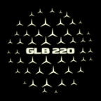 MERCEDES BENZ GLB 220 LOGO PROJECTOT LIGHTS  (quantity 1 = 1 set /2 door lights with 2 logo films)Nr.02M421
