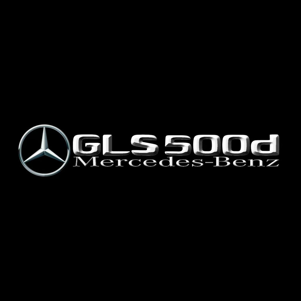 MERCEDES BENZ GLS 500d LOGO PROJECTOT LIGHTS  (quantity 1 = 1 set /2 door lights with 2 logo films)Nr.02M474