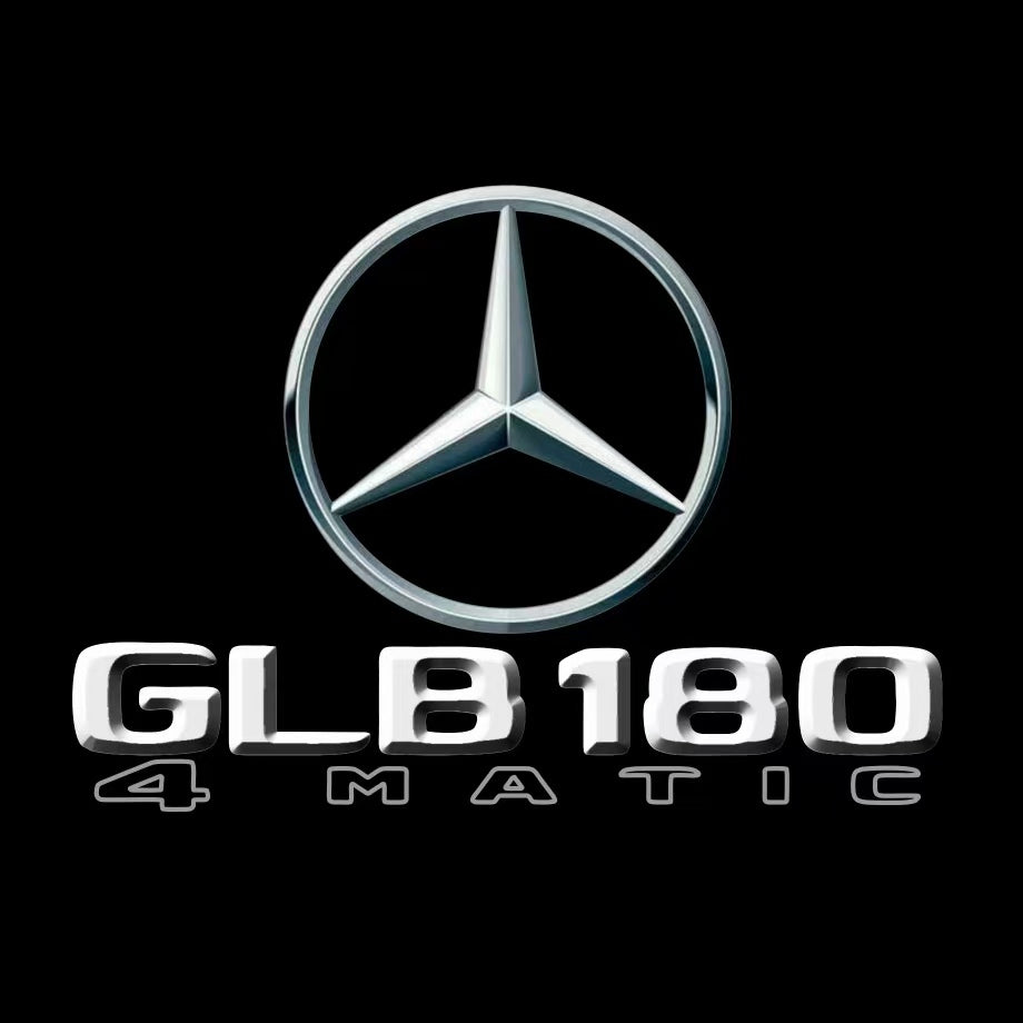 MERCEDES BENZ GLB 180 LOGO PROJECTOT LIGHTS  (quantity 1 = 1 set /2 door lights with 2 logo films)Nr.02M416