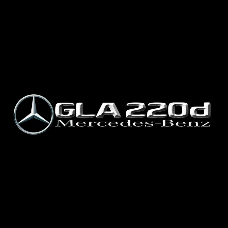 MERCEDES BENZ GLA 220d LOGO PROJECTOT LIGHTS  (quantity 1 = 1 set /2 door lights with 2 logo films)Nr.02M411
