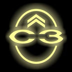 CITROËN C3 LOGO PROJECTOT LIGHTS    (quantity 1 = 2 Logo Films /2 door lights）Nr.2805SV