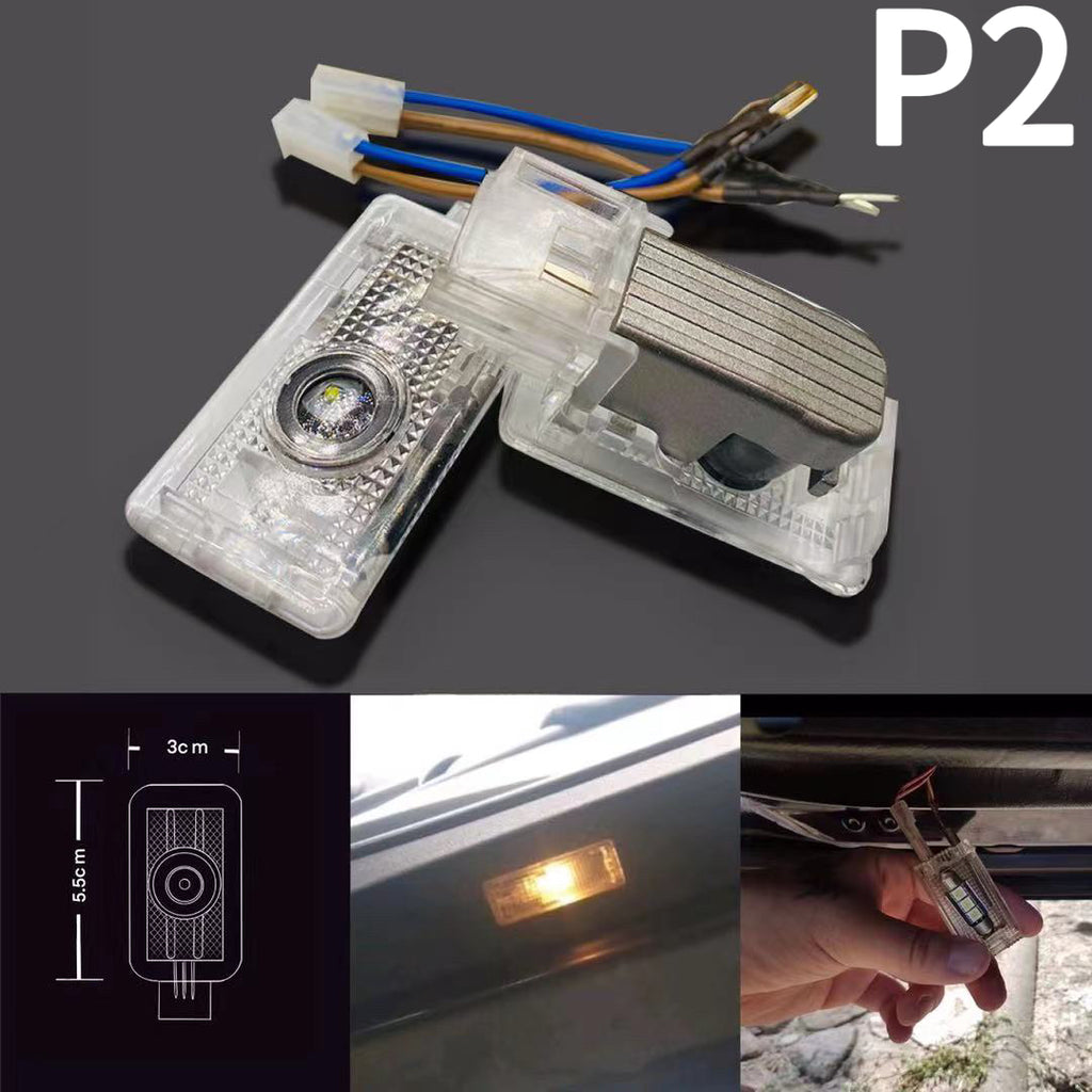 CADILLAC XTS LOGO PROJECTOT LIGHTS Nr.0539  (quantity 1 = 2 Logo Films /2 door lights）