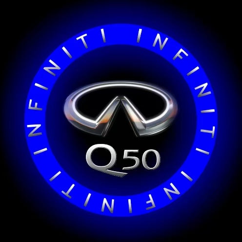 INFINITI Q60 LOGO PROJECROTR LIGHTS Nr.47 (quantità 1 = 1 set/2 luci porta)