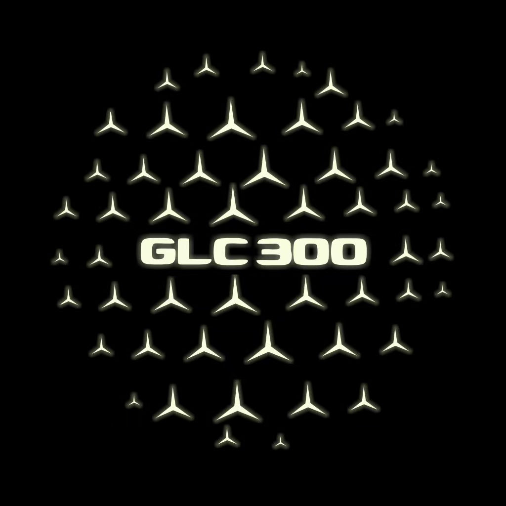 MERCEDES BENZ GLC 300 LOGO PROJECTOT LIGHTS  (quantity 1 = 1 set /2 door lights with 2 logo films)Nr.02M436