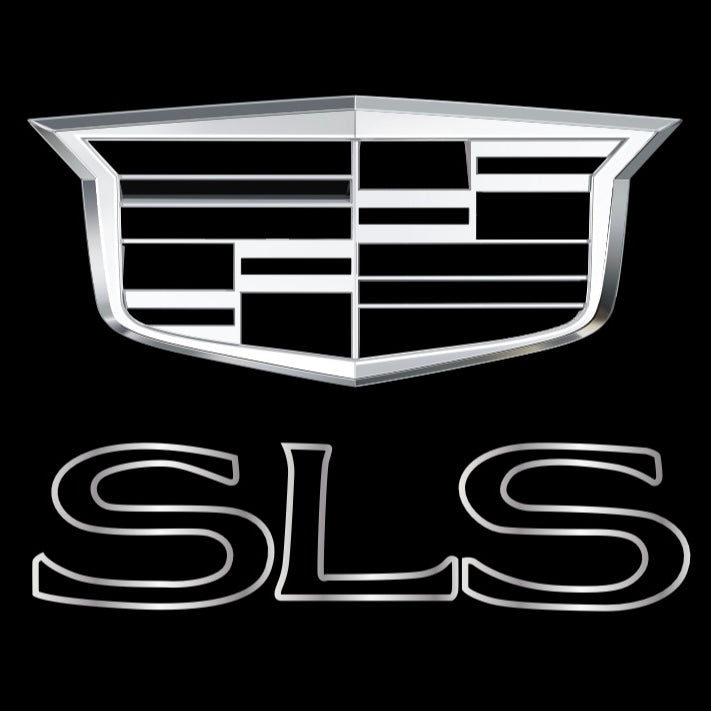 CADILLAC SLS LOGO PROJECTOT LIGHTS Nr.2636 (quantity 1 = 2 Logo Films /2 door lights）