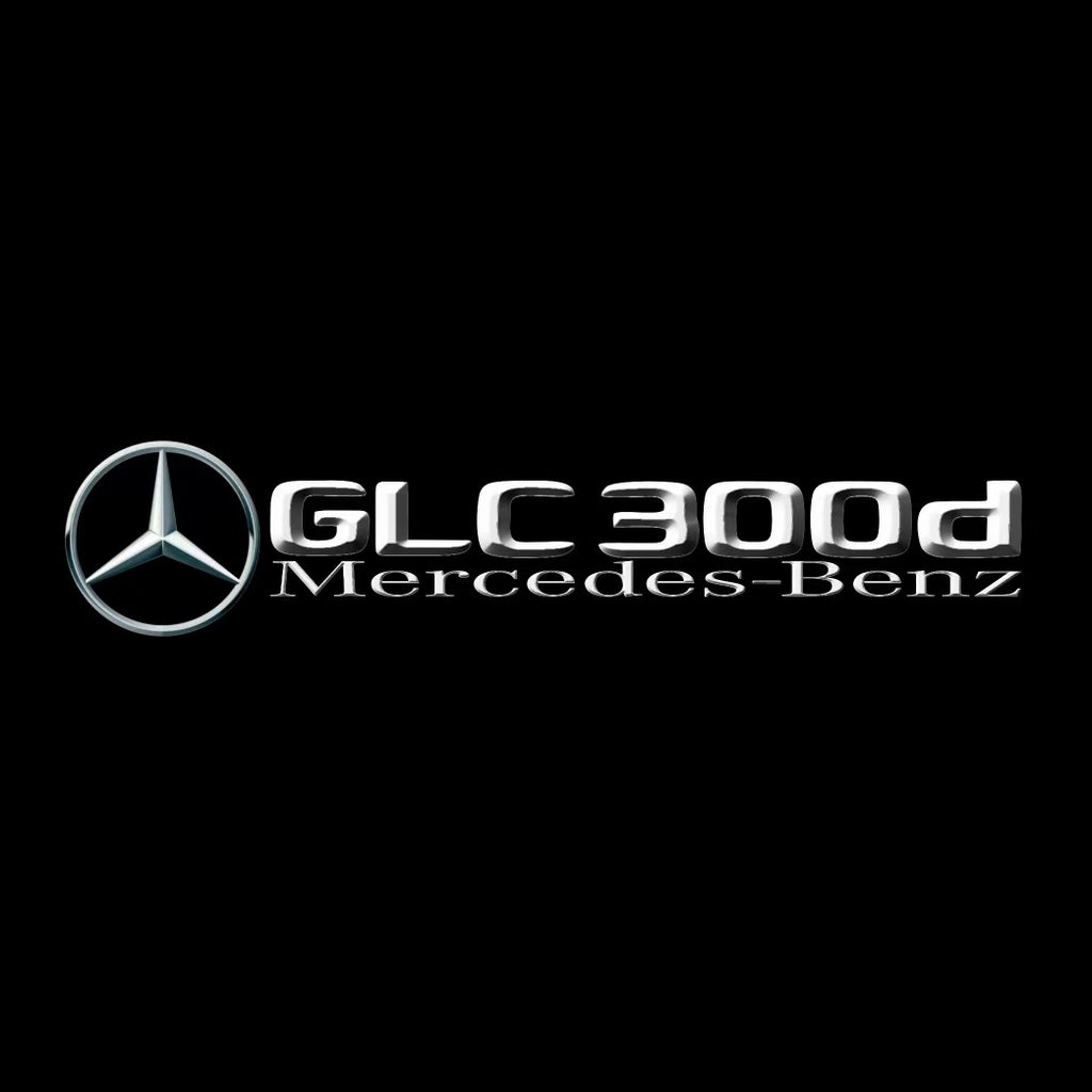 MERCEDES BENZ GLC 300d LOGO PROJECTOT LIGHTS  (quantity 1 = 1 set /2 door lights with 2 logo films)Nr.02M438