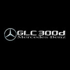 MERCEDES BENZ GLC 300d LOGO PROJECTOT LIGHTS  (quantity 1 = 1 set /2 door lights with 2 logo films)Nr.02M438