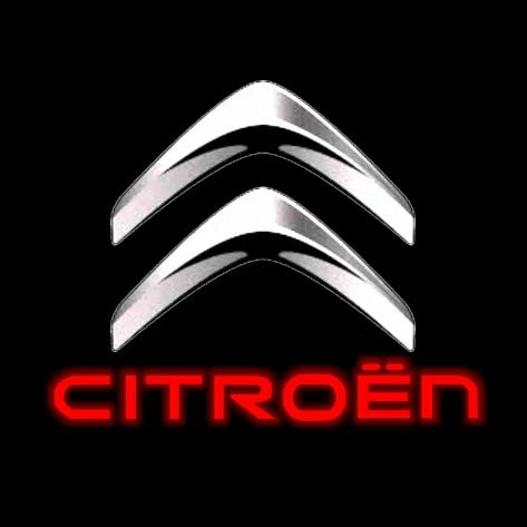 CITROËN ORIGINAL LOGO PROJECTOT LIGHTS (quantity 1 = 2 Logo Films /2 door lights）Nr.2805S13b5