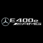 MERCEDES BENZ E400e LOGO PROJECTOT LIGHTS  (quantity 1 = 1 set /2 door lights with 2 logo films)Nr.02M105
