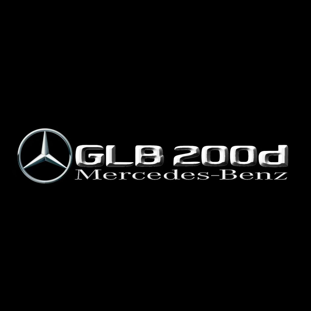 MERCEDES BENZ GLB 200d LOGO PROJECTOT LIGHTS  (quantity 1 = 1 set /2 door lights with 2 logo films)Nr.02M420