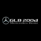 MERCEDES BENZ GLB 200d LOGO PROJECTOT LIGHTS  (quantity 1 = 1 set /2 door lights with 2 logo films)Nr.02M420