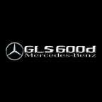 MERCEDES BENZ GLS 600d LOGO PROJECTOT LIGHTS  (quantity 1 = 1 set /2 door lights with 2 logo films)Nr.02M480