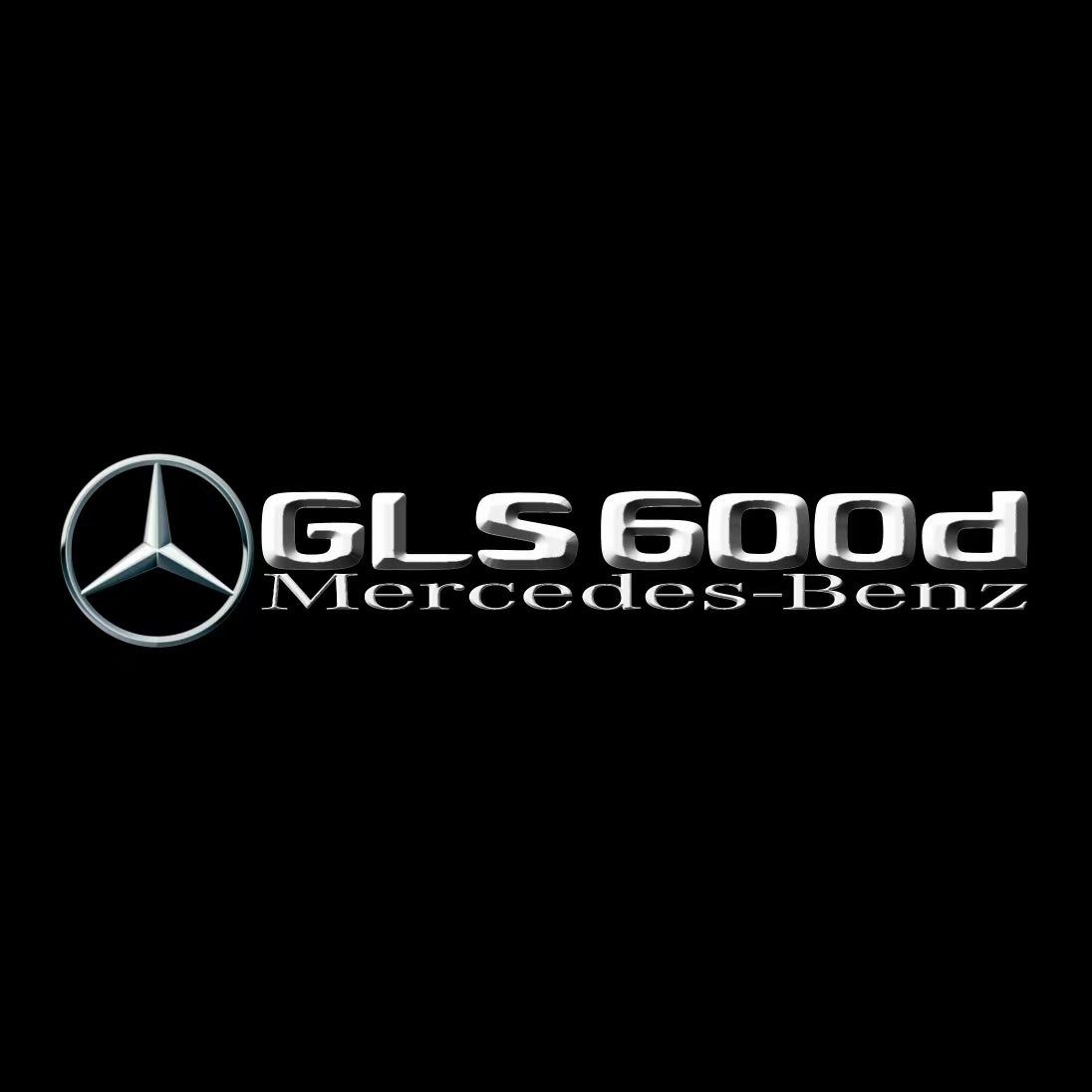 MERCEDES BENZ GLS 600d LOGO PROJECTOT LIGHTS  (quantity 1 = 1 set /2 door lights with 2 logo films)Nr.02M480