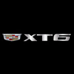 CADILLAC XT6 LOGO PROJECTOT LIGHTS Nr.2581 (quantity 1 = 2 Logo Films /2 door lights）