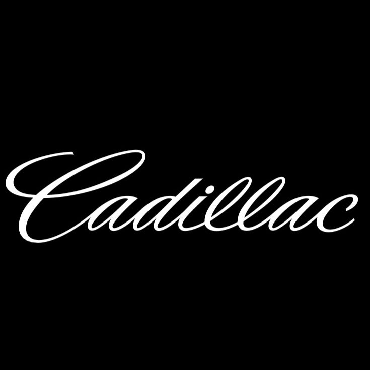 CADILLAC ORIGINAL LOGO PROJECTOT LIGHTS Nr.2605 (quantity 1 = 2 Logo Films /2 door lights）