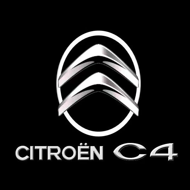 CITROËN C4 LOGO PROJECTOT LIGHTS    (quantity 1 = 2 Logo Films /2 door lights）Nr.2805S1314