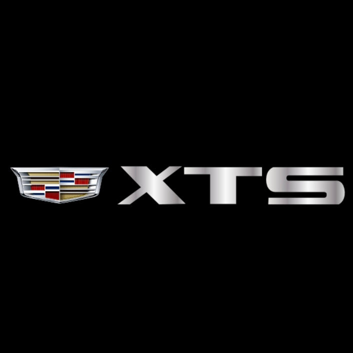 CADILLAC XTS LOGO PROJECTOT LIGHTS Nr.0539  (quantity 1 = 2 Logo Films /2 door lights）