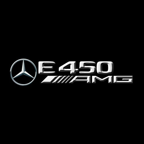 MERCEDES BENZ E450 LOGO PROJECTOT LIGHTS  (quantity 1 = 1 set /2 door lights with 2 logo films)Nr.02M96