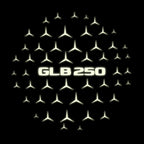 MERCEDES BENZ GLB 250 LOGO PROJECTOT LIGHTS  (quantity 1 = 1 set /2 door lights with 2 logo films)Nr.02M424