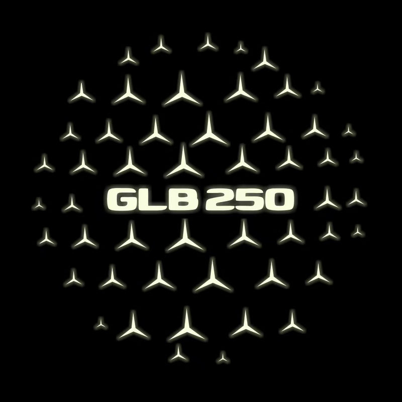 MERCEDES BENZ GLB 250 LOGO PROJECTOT LIGHTS  (quantity 1 = 1 set /2 door lights with 2 logo films)Nr.02M424