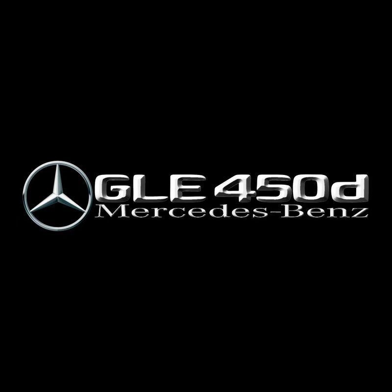 MERCEDES BENZ GLE 450d LOGO PROJECTOT LIGHTS  (quantity 1 = 1 set /2 door lights with 2 logo films)Nr.02M457