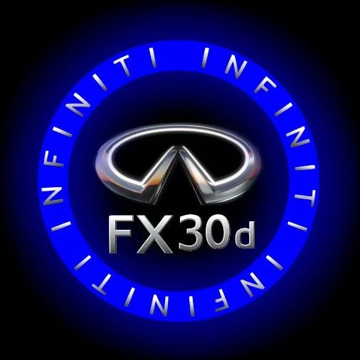INFINITI Q60 LOGO PROJECROTR LIGHTS Nr.47 (quantità 1 = 1 set/2 luci porta)