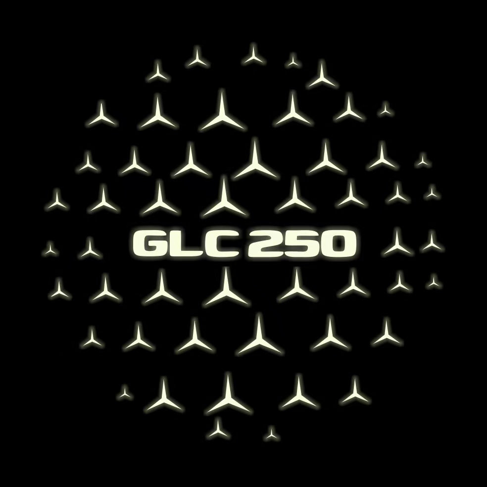 MERCEDES BENZ GLC 250 LOGO PROJECTOT LIGHTS  (quantity 1 = 1 set /2 door lights with 2 logo films)Nr.02M433