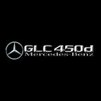 MERCEDES BENZ GLC 450d LOGO PROJECTOT LIGHTS  (quantity 1 = 1 set /2 door lights with 2 logo films)Nr.02M447