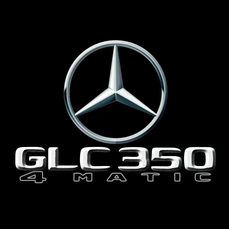 MERCEDES BENZ GLC 350 LOGO PROJECTOT LIGHTS  (quantity 1 = 1 set /2 door lights with 2 logo films)Nr.02M440