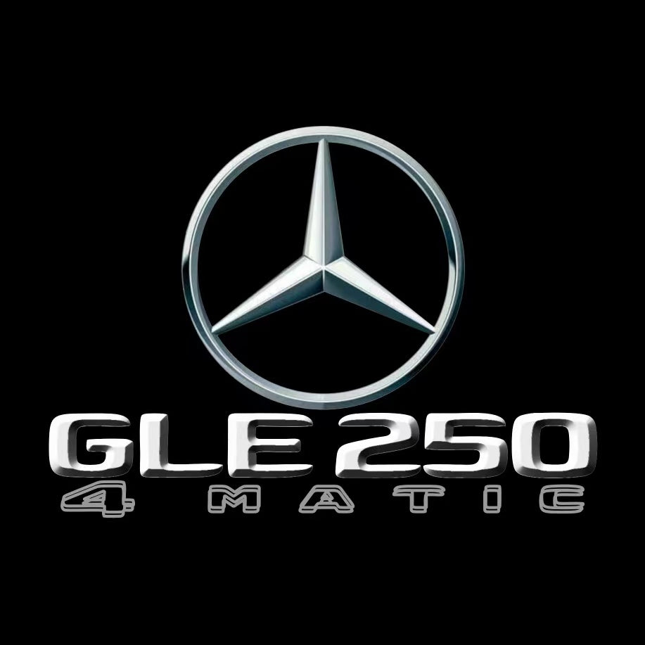 MERCEDES BENZ GLE 250 LOGO PROJECTOT LIGHTS  (quantity 1 = 1 set /2 door lights with 2 logo films)Nr.02M449