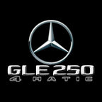 MERCEDES BENZ GLE 250 LOGO PROJECTOT LIGHTS  (quantity 1 = 1 set /2 door lights with 2 logo films)Nr.02M449