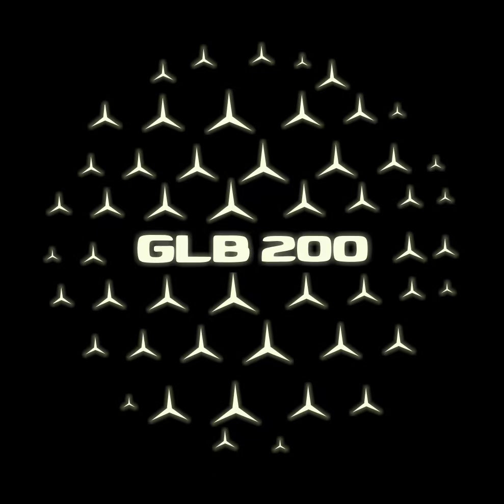 MERCEDES BENZ GLB 200 LOGO PROJECTOT LIGHTS  (quantity 1 = 1 set /2 door lights with 2 logo films)Nr.02M418